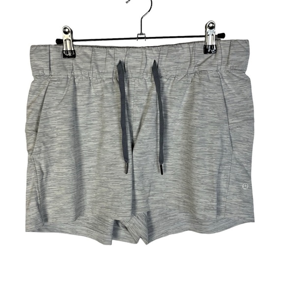 Lululemon On The Fly Wee Are From Space Nimbus Battleship Purple Athletic Shorts - Picture 4 of 6